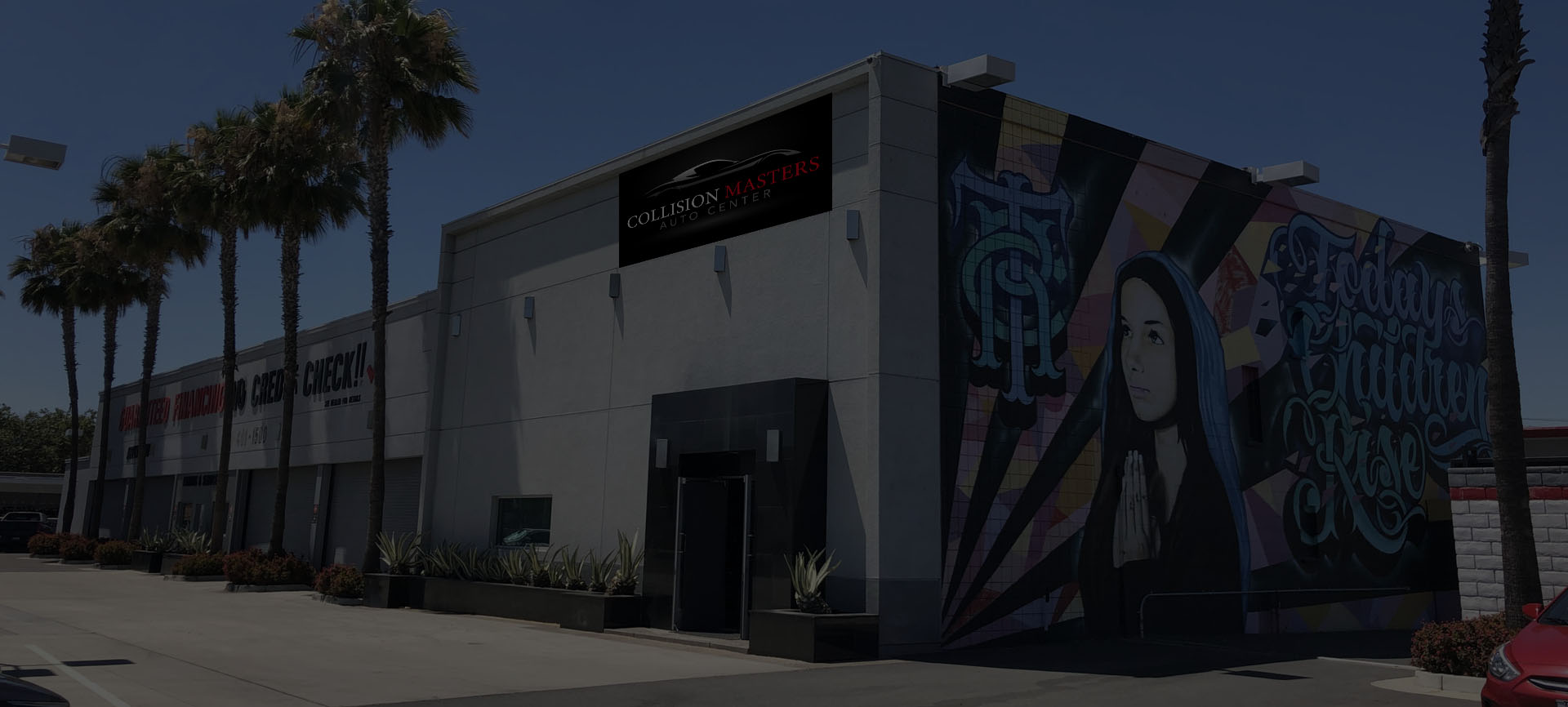 Collision Masters shop on West Main Street, El Cajon